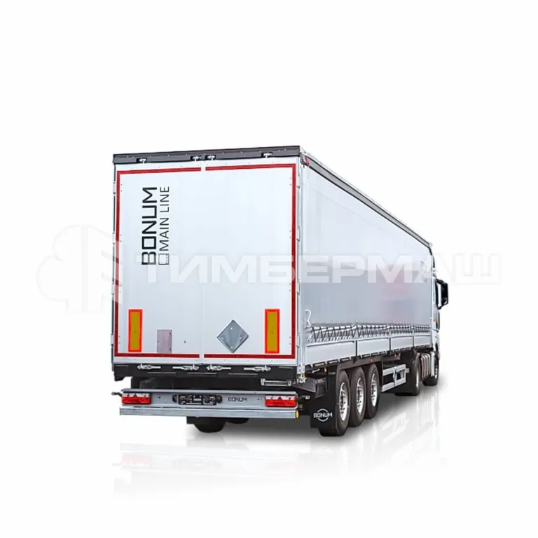 Шторно-бортовой полуприцеп BONUM 13,62м для перевозки опасных грузов